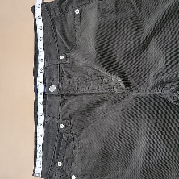 GAP Denim Size 12/31R Dark Charcoal Gray True Skinny Corduroy Pants, EUC - Picture 6 of 14